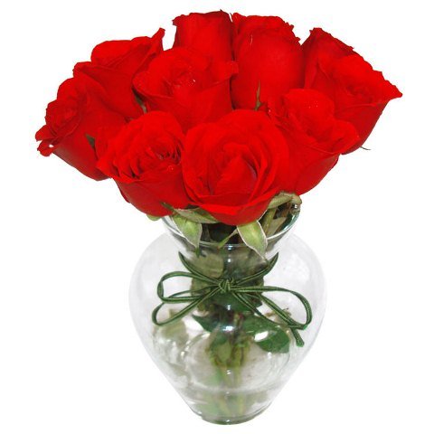 Arranjo de rosas vermelhas