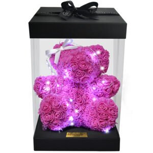 Teddy Star Flowers Pink