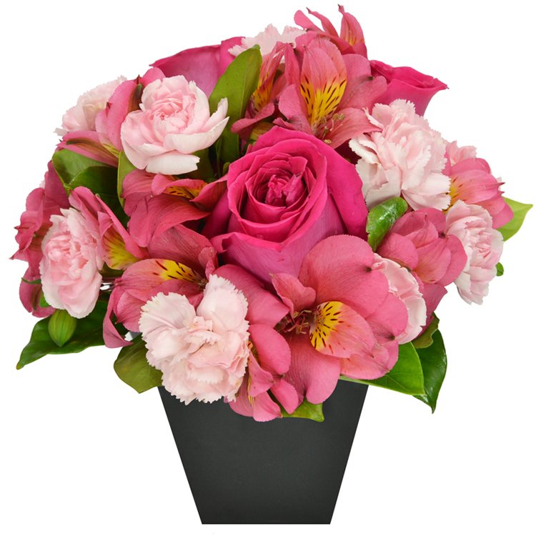 O-Segredo-da-Flor-Pink - Mix de flores
