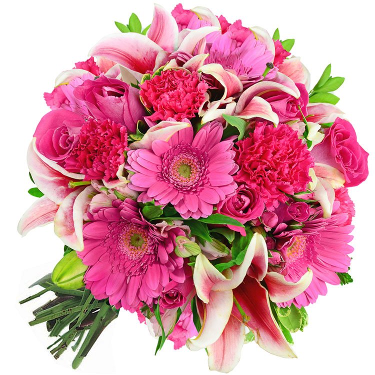 Presente para Debutante - Buquê Flores do Campo Pink