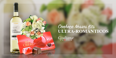Flores Chocolates e Bebidas: conheça os kits ultra-românticos da Giuliana Flores