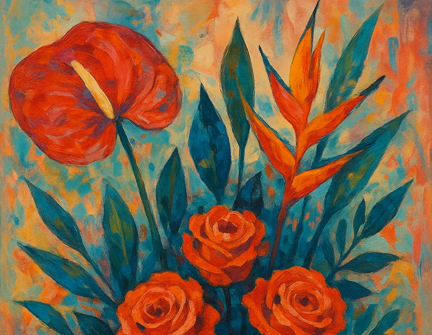 Como Criar um Buquê Estilo Abstrato: Arte em Forma de Flores