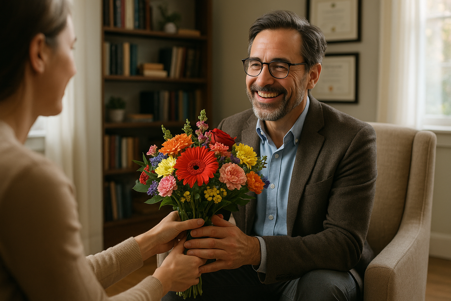 Florescer da Alma: Um Tributo aos Psicólogos e ao Poder das Flores no Bem-Estar