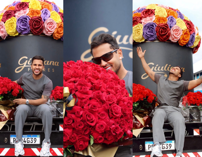 Lucas Guimarães Recebe Cachepô Gigante de Flores: Surpresa Encanta nos Bastidores